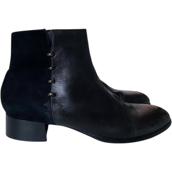 Regarde Le Ciel Leather Ankle Boots Black Size 40 9 US - Picture 1 of 9